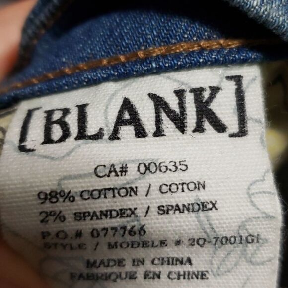 Blank women's skinny blue denim Jeans size 27 - Picture 5 of 5
